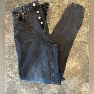 We the Free Dark Gray Skinny Jeans